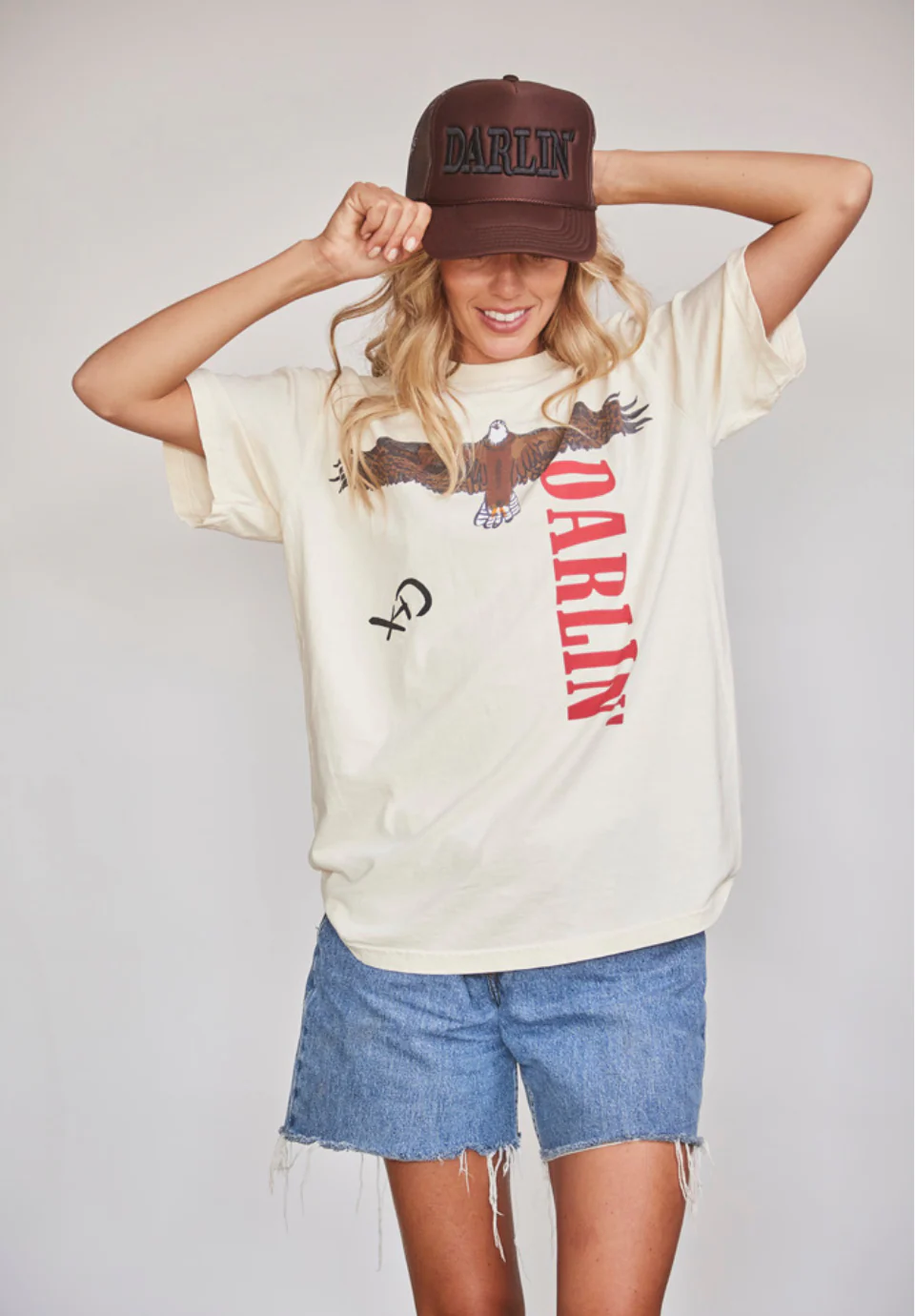 DARLIN'® Brown Trucker Hat - Image 3