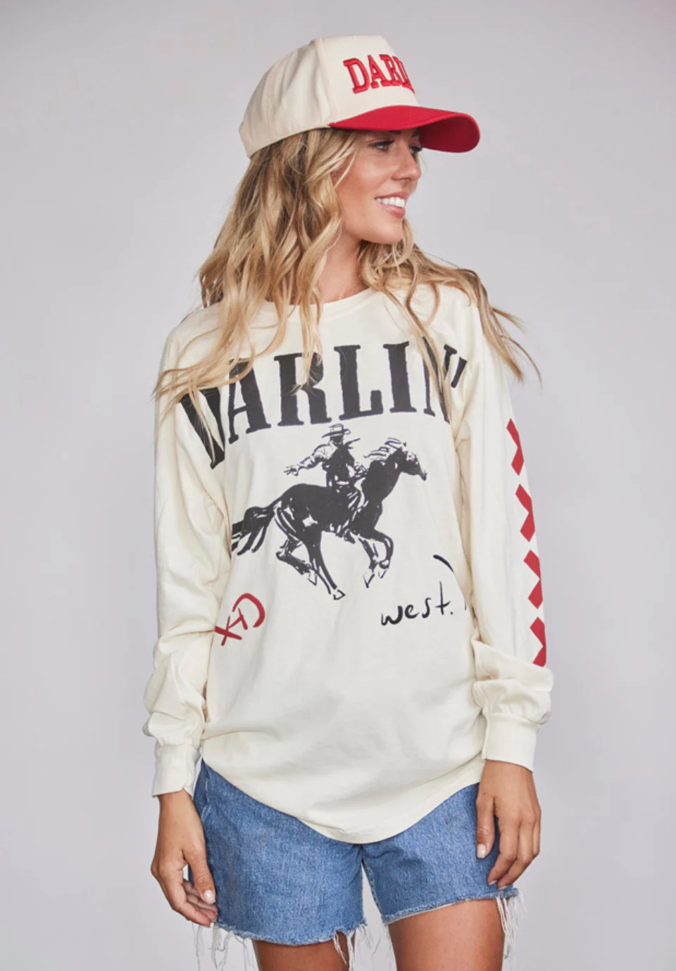 DARLIN'® Snapback Cream/Red - Image 5