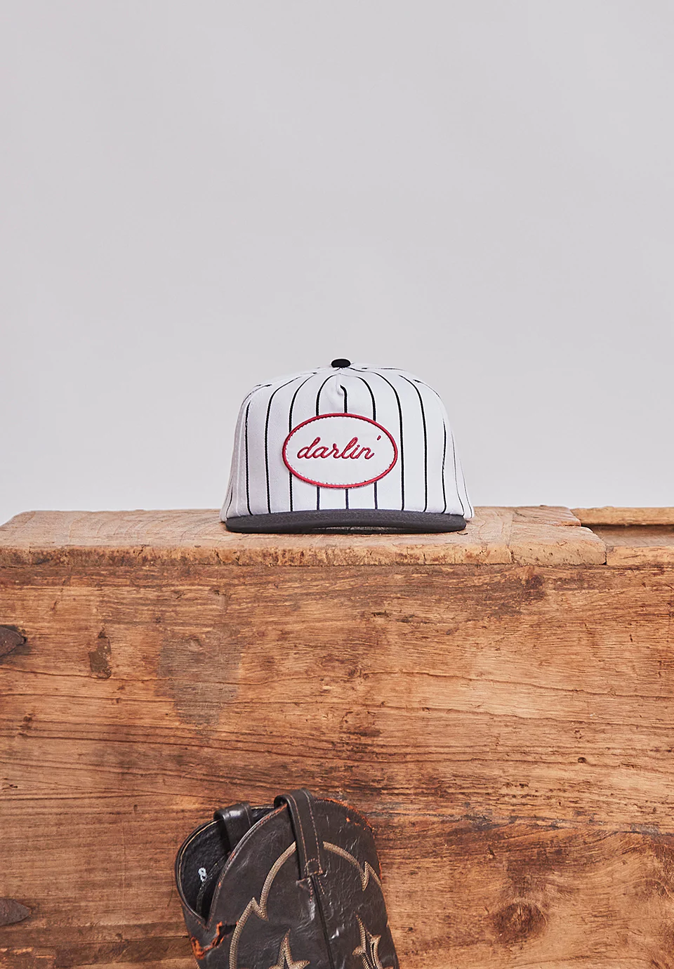 DARLIN'® Pinstripe Snapback Red/White - Image 3