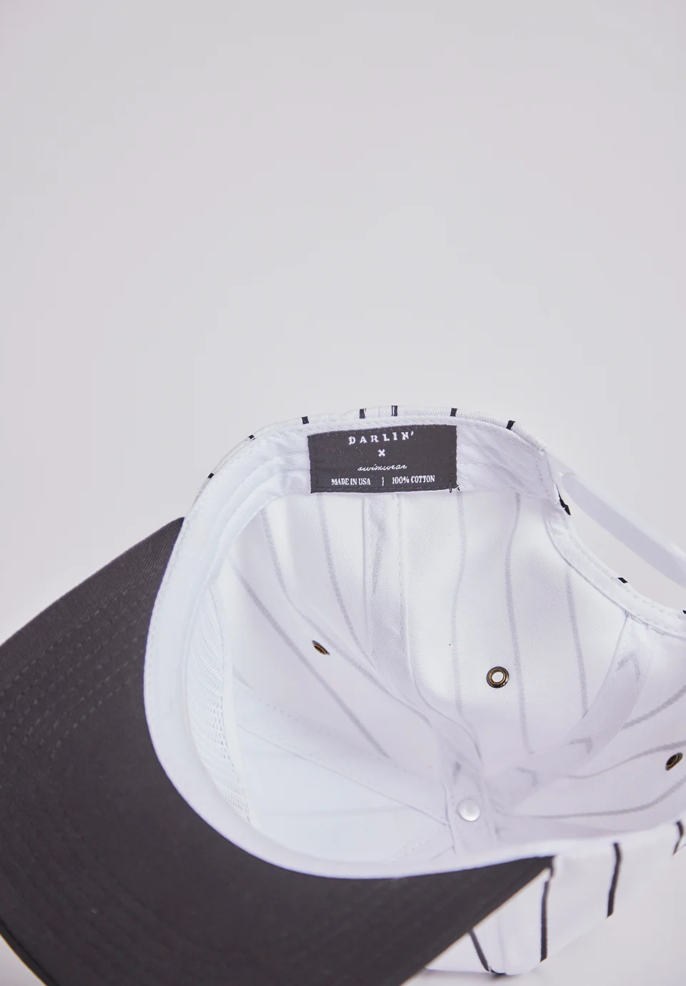 DARLIN'® Pinstripe Snapback Red/White - Image 4