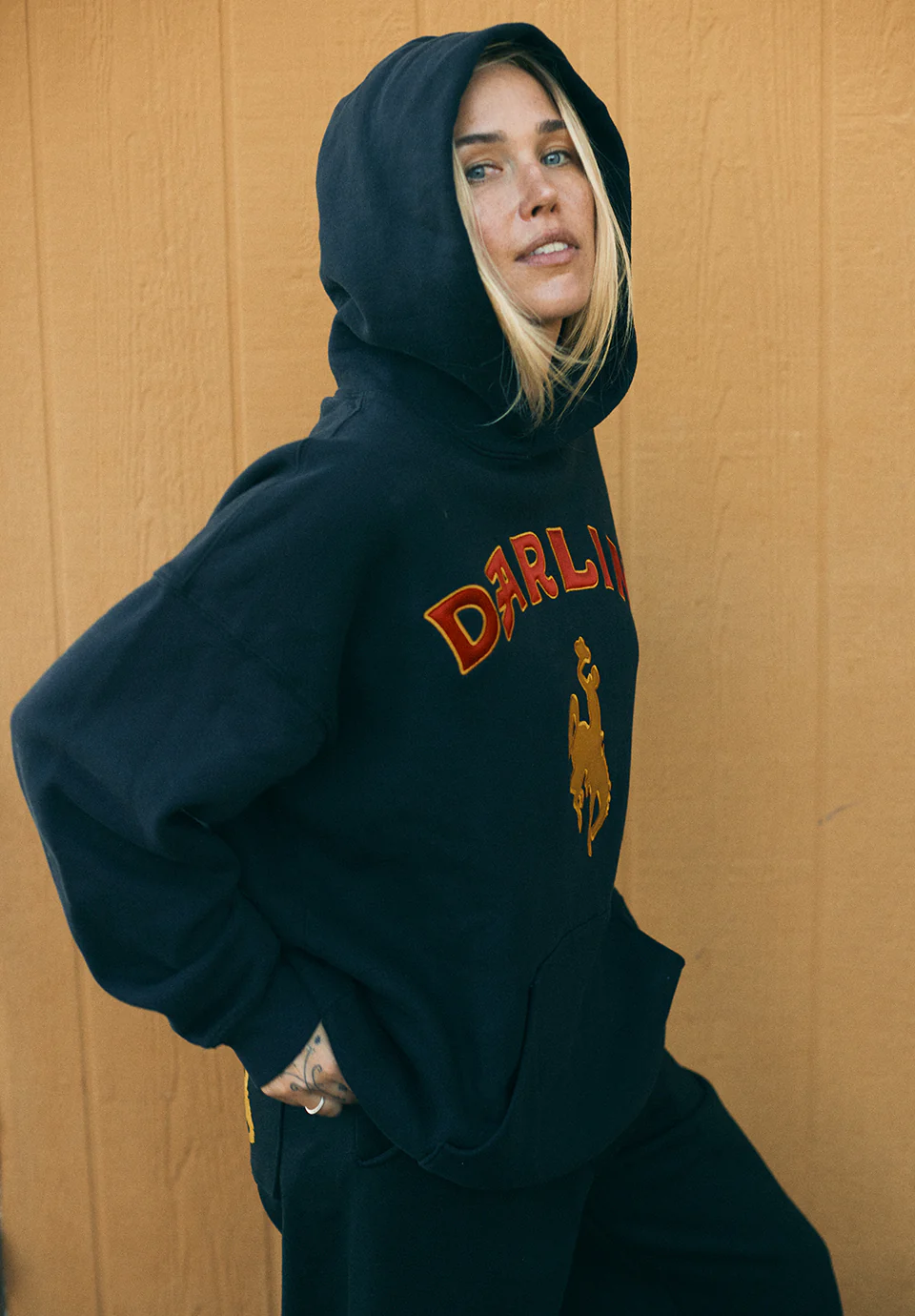 Rider Oversized Hoodie - Black - Image 3