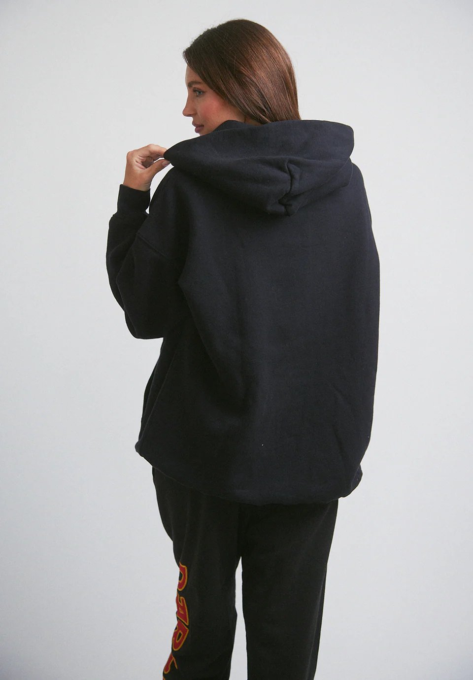 Rider Oversized Hoodie - Black - Image 7