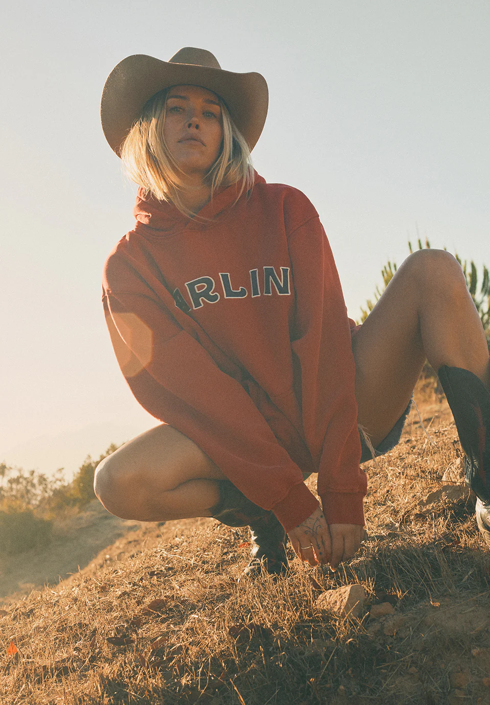 Varsity Oversized Hoodie - Red - Image 5