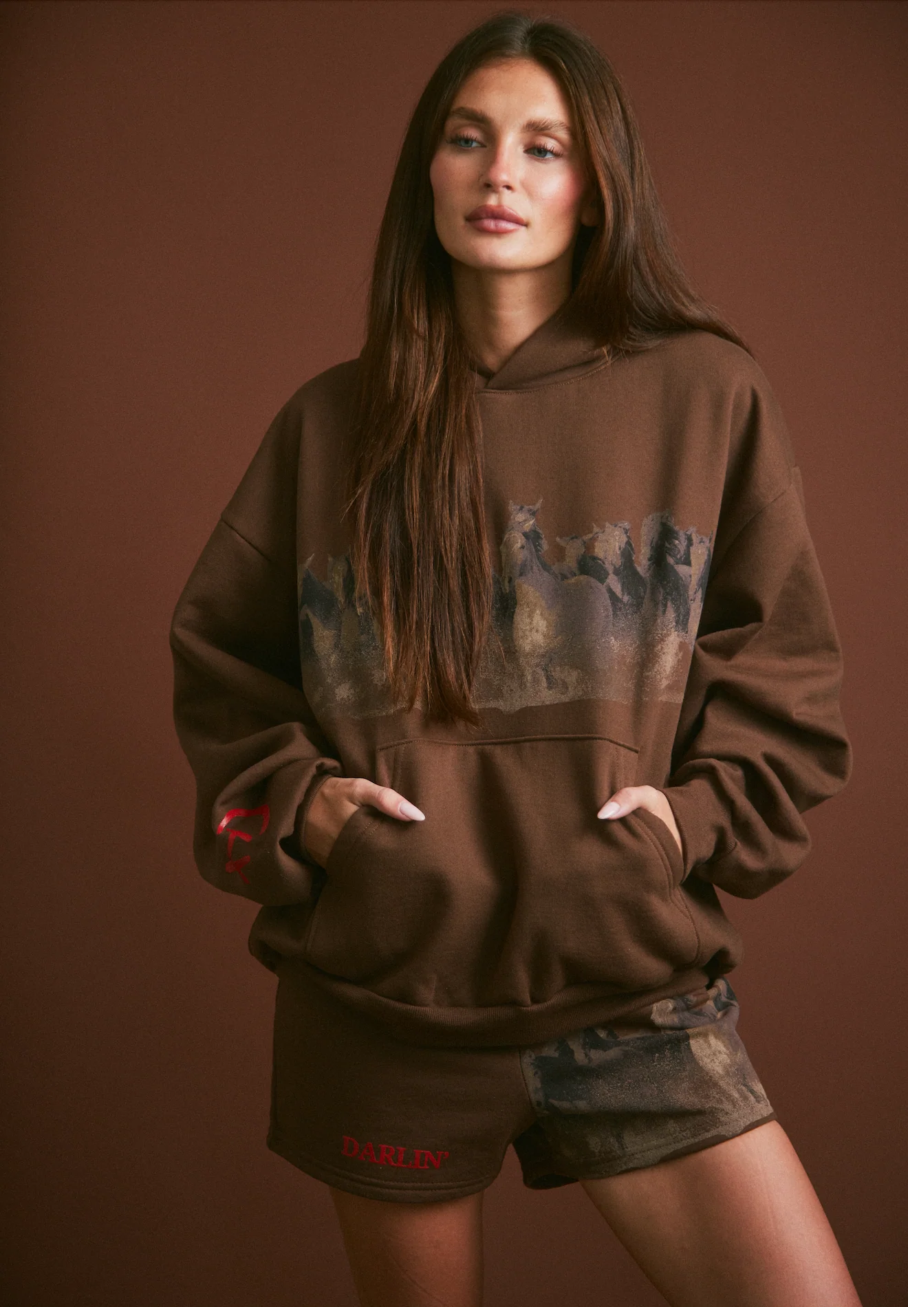 WILD HORSE Hoodie - Tobacco - Image 4
