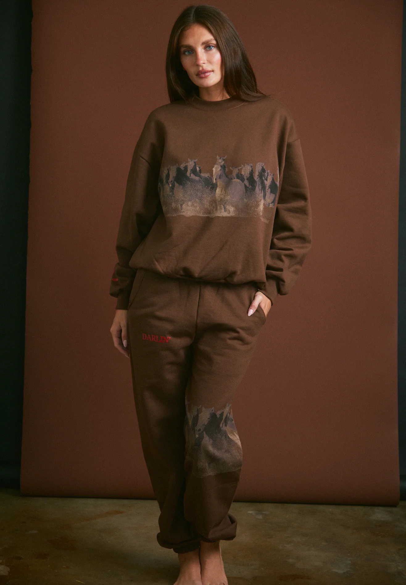 WILD HORSE Sweatpants - Tobacco - Image 5