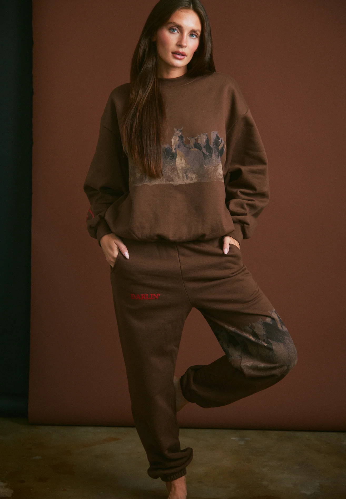 WILD HORSE Sweatpants - Tobacco - Image 6